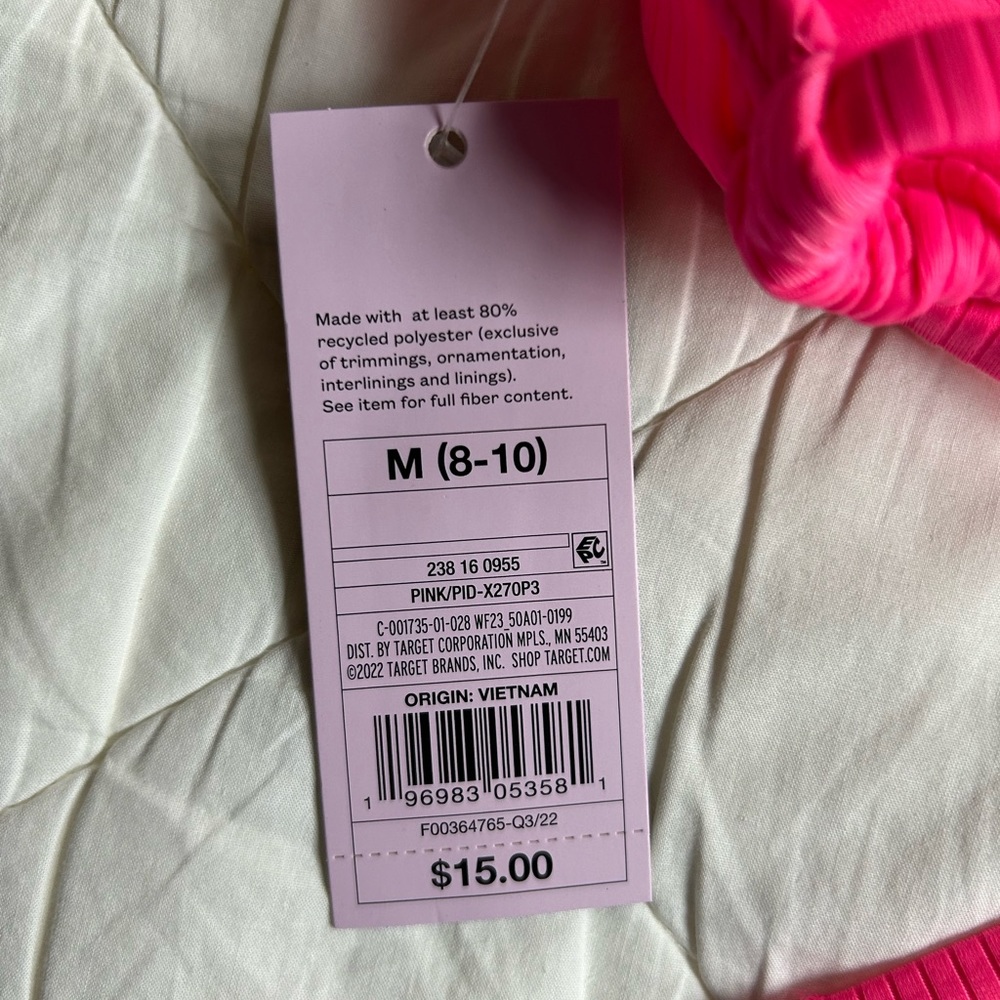 Pink Triangle Target Bikini Top - Picture 6 of 6
